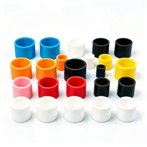 High Temperature Resistant Silicone Dust Cover Tube Sealing Sleeve Anti slip Anti collision Foot Protector Covers Black White