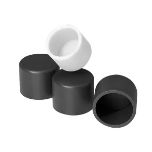 High Temperature Resistant Silicone Flat Head Steel Pipe Protective Sleeve Anti Collision Cap Plastic Rubber Sleeve
