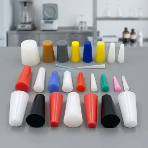 High Temperature Resistant Silicone Tapered Plug Heat Resistant Rubber Stopper Conical Sealing Plugs for Industrial Masking
