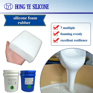 High Temperature Silicone Rubber Foam Board Square Sponge Pad Gasket Buffer Hot pressed Foam Rubber