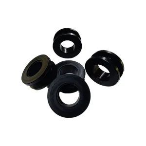 High-Temperature Silicone Rubber Sleeve and Protective Ring for Wires and Seals, EPDM, SBR, and IIR Options