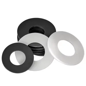 High Temperature Silicone Rubber Stainless Steel Aluminium Gasket Flat Pad Washer for Seal 50mm Custom Size Insulating Washer