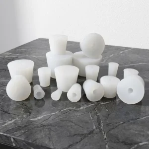 High Temperature Tapered Silicone Plug Conical Rubber Stopper Masking Hole Plug for Powder Coating