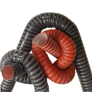 High Temperature and Corrosion Resistant Vulcanized Hose 2″ Inside Diameter Rubber Hose Heat Resistant Flex Air Duct