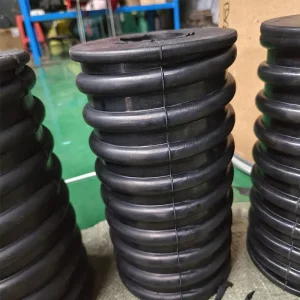 High Toughness Compound Hourglass Rubber Spring Polyurethane Rubber Buffer Spring for Mineral Processing