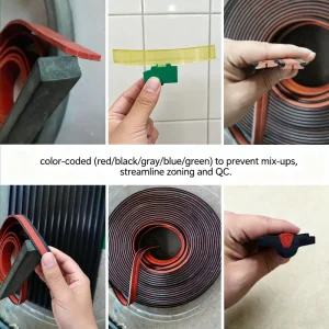 High Volume Swell Molded Natural Rubber Water Stop Strip Custom Dimension for Large Water Conservancy Project Sealing