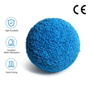 High quality Concrete Pump Cleaning Sponge Balls Factory Direct Sales Suitable for Pump Pipes of Various Sizes