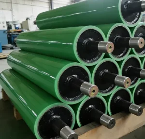 High quality JINHECHENG Polyurethane Printing Press Rollers Industrial Rubber Rollers with Cutting Service 60 95 Shore Hardness