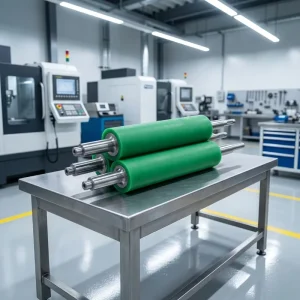 High-strength Anti-lift Wear-resistant Rubber Roller, High-temperature Resistant Silicone Roller, Large Equipment Rubber Roller
