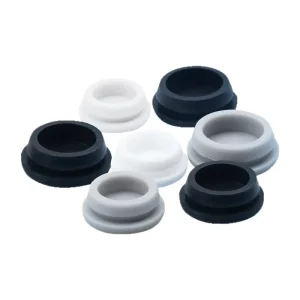 High temperature Resistant Inverted Silicone Plugs Hollow Silicone Plugs Snap on Rubber Plugs Slotted Rubber Plugs