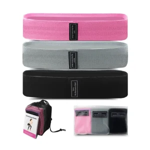 Home Fitness Adjustable Hip Resistance Stretching Gym Exercise Circle Band with Polyester Fabric for Heavy Training