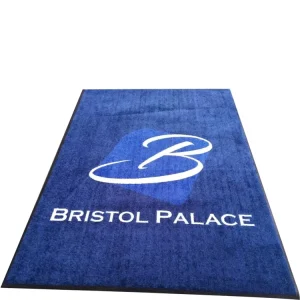 Home Friendly Washable Custom Printed Nylon Welcome Mats with Logos Eco Friendly Anti Slip Design for Decorative Protective Use