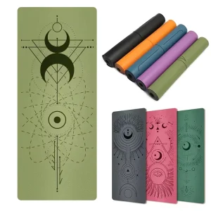 Home Use Pilates Yoga Mat PU Rubber OEM Yoga Mat Floor Mat for Exercise