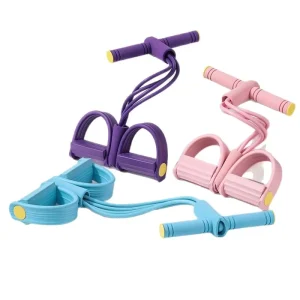 Home Use Yoga Tension Rope 6 Tube Pedal Ankle Abdominal Exerciser Fitness Elastic Sport Training Equipment Sit up Pull Rope Body