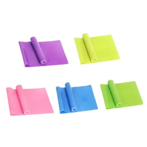 Home Workout Fitness Exercise Assist Training TPE Rubber Elastic Pull Band Yoga Pilates Stretch Resistance Band