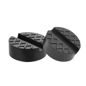 Horizontal Automotive Jack Rubber Pads and Support Blocks for Battery Protection
