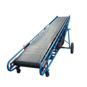 Horizontal Belt Conveyor for Firewood and Corn Powder Fixed Conveying System