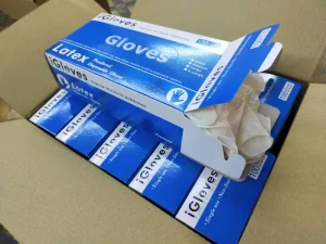 Hospital Use Protective Safety Medical Gloves Latex Surgical Rubber Gloves OEM Direct Malaysia