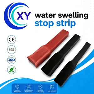 Hot Selling Construction Water absorbent Self expanding Bentonite Rubber Waterstop Hydrophilic Water swelling Waterstop Strip