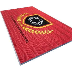 Hot Selling Modern Luxury Anti Slip Reversible Handmade Puzzle Pattern Floor Mat Rib Rubber Backing Washable Front Door Entrance