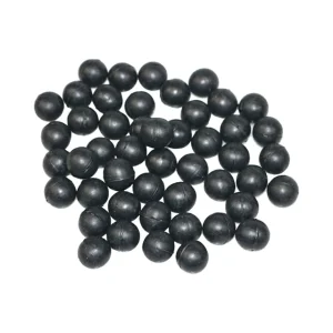 Hot Selling Vibrating Screen Rubber Ball Solid Rubber Elastic Ball Wear resistant Clear Tennis Bounce Ball