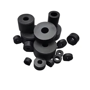 Hot selling Black Rubber Cylindrical Shock Absorbers Nitrile Rubber Spring Pads Shock absorbing Blocks Silicone Buffer Columns