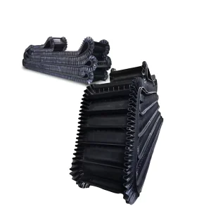 Huadu Corrugated Sidewall Conveyor Belt Steep Angle EP200 Vertical Rubber Belt High Wear Resistant Mining Cement Coal Port