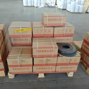 Hydrophilic Bentonite Waterstop Strip for Construction Joints 300% Expansion Ratio Swellable Rubber Water Stop