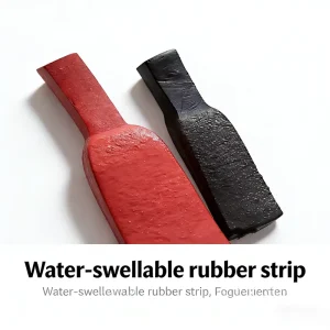Hydrophilic Expanding Vulcanized Rubber Waterstop Strip for Concrete Joints with Custom Cutting