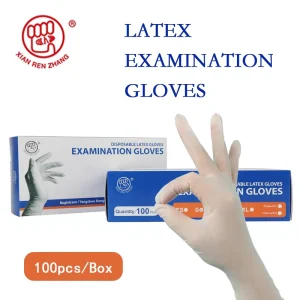 Hypoallergenic Disposable Non Sterile Medical Exam Gloves Safety CE Certified Waterproof 3mil Thick for Doctors Daily Use