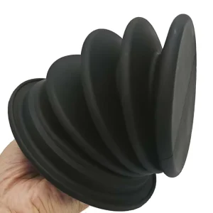 IATF16949 Approved Factory Soft EPDM Dustproof Rubber Bellows Molded Parts