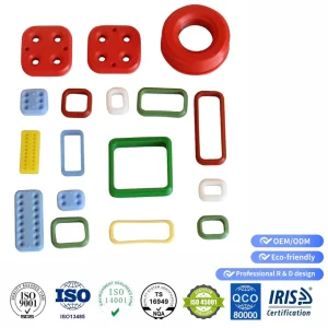 IATF16949 Silicone Rubber Seal Wire Harness Grommet Silicone Gasket for New Energy Vehicle Automobile Rubber Seal Manufacturer