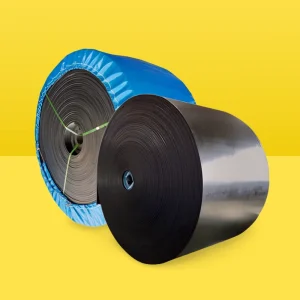 ISO 1629 ISO 14890 Compliant 1000mm Wide 2-5 Ply Natural Rubber Fabric-Covered Conveyor Belt EP200 Model Cutting