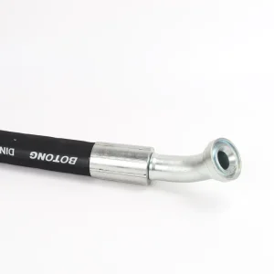 ISO 18752 High Heat Resistant Hydraulic Hose Assembly 4SH Steel Wire Spiral Reinforced Rubber Oil Pipe Fitting Assembly Units