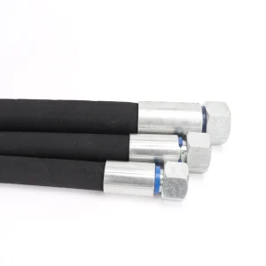 ISO 18752 High Heat Resistant Hydraulic Hose Assembly Constant Working Pressure Steel Wire Spiral Rubber Oil Pipe