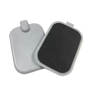 ISO13485 Physiotherapy Electrode Conductive Rubber Pads TENS EMS Electric Pulse Massager