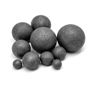 ISO9001 Certified Taihong Brand Chrome Media Steel Balls For Ball Mill 2 6 Inch Diameter 50 68HRC Hardness 1% Breakage Rate