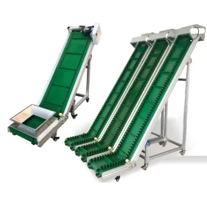 Inclined Belt Conveyor System with CE Certification