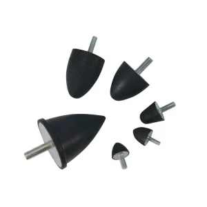 Industrial Anti-Vibration Rubber Foot Pad with Screw Mount Shock Absorber Machine Support for CNC Machines Generators and Compressors