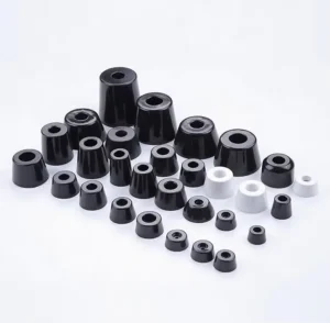 Industrial Anti slip Anti impact Rubber Stopper with Molded Design Black Color Model 22*18*22 YaoKuan Brand