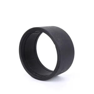 Industrial Black Large Diameter Silicone Sleeve Rubber Protective Cover
