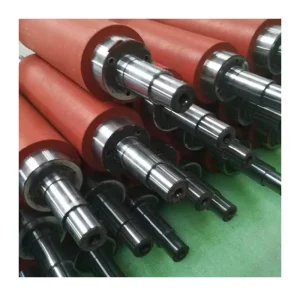 Industrial Brush with Rubber Surface Metal Handle 100mm Diameter Wear resistant and Smooth Finish