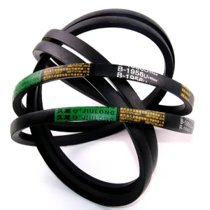 Industrial Classical Wrapped V Belt ABC Natural Rubber OEM ISO Standard for Farm and Construction Use Black