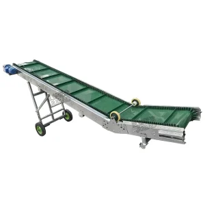 Industrial Counting Belt Conveyor Poultry Manure Conveyor Belt for Truck Loading and Unloading