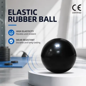 Industrial Elastic Rubber Ball High Durability Solid Rubber Ball Custom Size Available