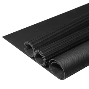 Industrial Grade Heavy Duty Rubber Anti Slip Mat Cutting 3-8mm Thickness 65 Shore A Hardness