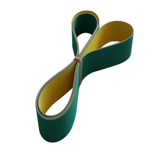 Industrial Green and Yellow Nylon Rubber Annular Open Drive Belt Belt Driven Transmission Transmission Belts
