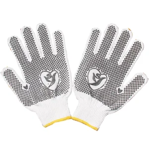 Industrial Hand Gloves for Workers Rubber Dot Gloves