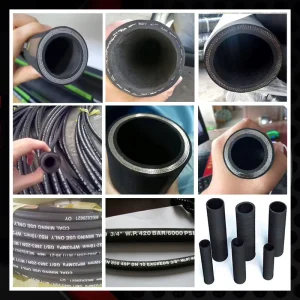 Industrial Hydraulic Rubber Hose 1 4 2 Inch (6 51mm) SAE R1 R2AT EN853 2SN 4SP Flexible Brake Excavator Hose Cutting