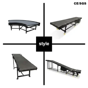 Industrial Inclined Reinforced Mining Portable Wear Resistant Commercial Stable Performance Powered Heavy Duty Belt Conveyor